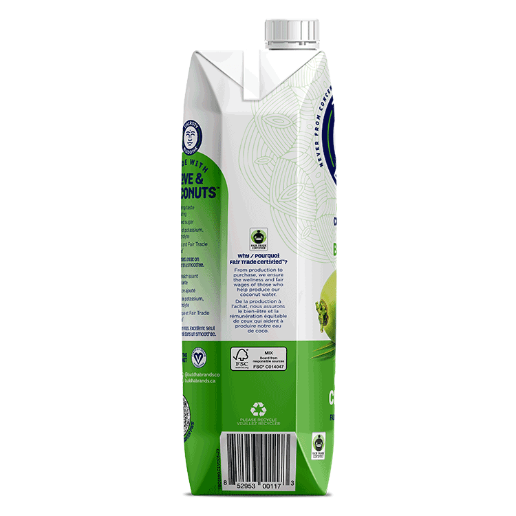 Hungry Buddha Keto Bars - Premium Organic Coconut Water 6x1L - Buddha Brands CA