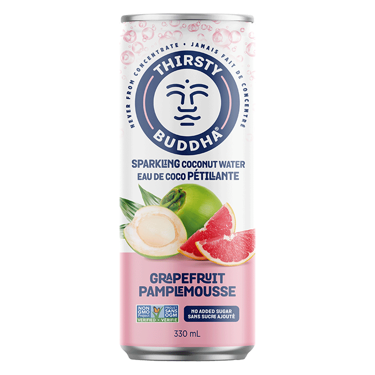 Hungry Buddha Keto Bars - Sparkling Coconut Water with Grapefruit - Buddha Brands CA